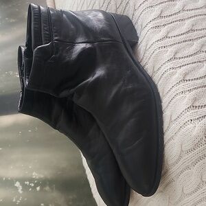 Bally Men's Black Leather Boots 12W